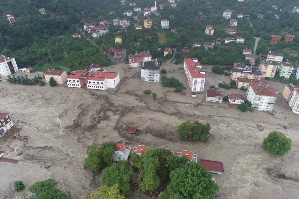 Kastamonu'da baraj yıkıldı Bozkurt ilçesi sular altında kaldı 22